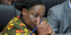 Former Public Service PS Lillian Omollo before the National Assembly Public Accounts Committee on May 25, 2018