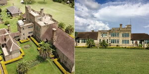 Photo collage of Lord Egerton Castle located in Nakuru county