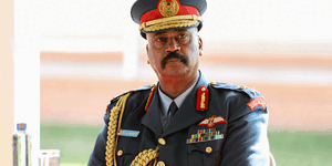 Nairobi Metropolitan Services director Maj-Gen Mohamed Badi in military regalia during a past function in August 2020.