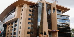 The new ultra-modern Maktaba Kuu building which houses the Kenya National Library Service (KNLS) headquarters.