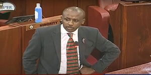 Makueni Senator Mutula Kilonzo speaking in the Senate on Monday, August 17, 2020.