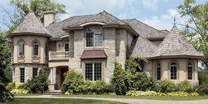 A luxurious mansion 