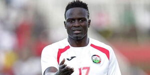 An undated image of McDonald Mariga during a Harambee Stars match