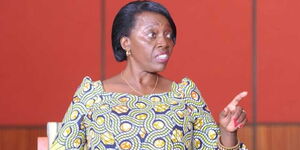 Narc-Kenya leader Martha Karua during an interview on KTN's Point Blank.