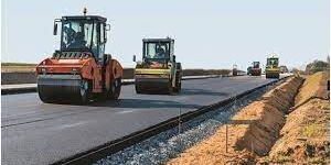 File photo of road construction works in progress