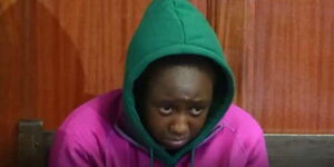 Rally Driver Maxine Wahome before Milimani Law Courts, Nairobi, for allegedly assaulting Assad Khan on December 14, 2022.