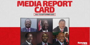 The Media Report Card for the months July to September 2021 was released by Kenyans.co.ke on Friday, December 17, 2021