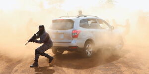 Members of Kenyas Anti-Terror Police Unit pictured during a drill.