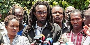 Members of the Nairobi Business Community during a past press conference.