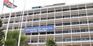 Ministry of Health's Afya House Building in Nairobi, Kenya.