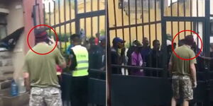 The foreigner who pulled a George Floyd card against an angry Kenyan mob in Nairobi on Thursday, June 18, 2020