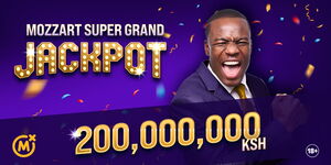 Mozzart Bet's new bonanza dubbed the Mozzart Super Grand Jackpot. 
