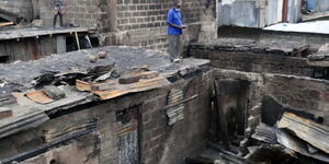 Fires Razes Down Mukuru Slum in Nairobi