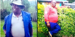 A photo collage of David Mutai who is being accused of SIM swap fraud