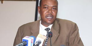 Senior Officer King'ori Mwangi who was involved in a road accident along Langata Road on August 5