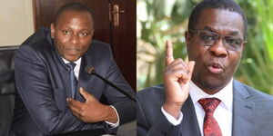 From Left: A collage of Kikuyu MP  Kimani Ichungwa and Ugunja MP  Opiyo Wandayi