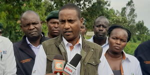 NEMA Director General, Mamo B. Mamo during a past press conference
