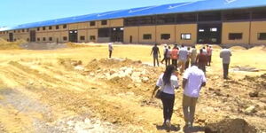 NEMA officials inspect Mzuri Sweets Limited on Tuesday, October 13, 2020.