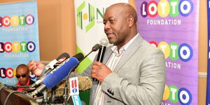 NSSF's PR  and Communication Manager Dr. Christopher Khisa during the 19th Edition of the SOYA Awards held at Sarova Stanley Hotel, Nairobi on January 16, 2023.