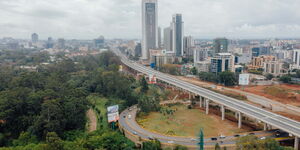 Nairobi Expressway project near Chiromo road interchange 