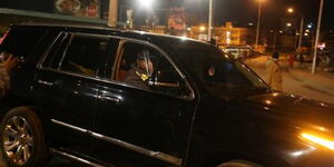 Nairobi Governor Mike Sonko driving his escalade