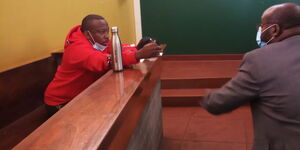 Nairobi Governor Mike Sonko during a court proceeding.