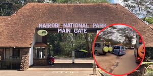 Nairobi National Park entrance