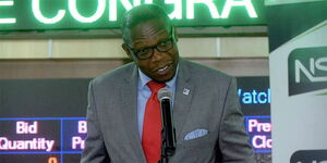 A photo of Nairobi Securities Exchange CEO Geoffrey Odundo 