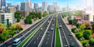 Artist impression of Nairobi to Mau summit toll road that is worth Ksh160 billion