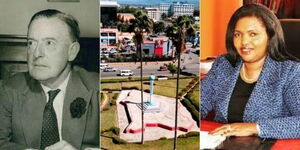Photo Collage Between Lord Delamere, Nakuru City and Tabitha Karanja