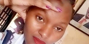 Nancy Njeri, the police officer facing murder charges after allegedly chopping off a lawyer's hands.