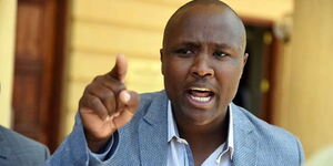 Nadi Hills MP Alfred Keter addressing the press at a past event.