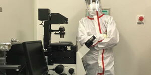 Nelson Odiwuor, a postgraduate student at the University of Chinese Academy of Sciences.
