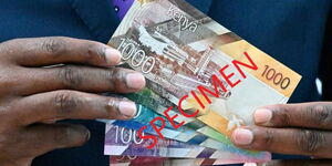 File image of new generation bank notes