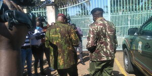 New security detail arriving at DP William Ruto's Karen residence on August 26, 2021