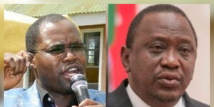 An image of Uhuru and Ng'eno