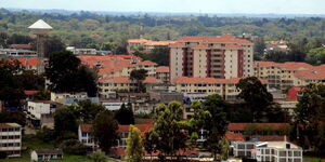 An aerial view of a section of Ngara Estate in Nairobi