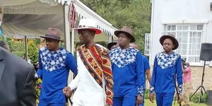 Lawyer Nick Ruto at his Koito ceremony on Saturday, January 15, 2022.