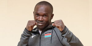 Boxer Nick Okoth.