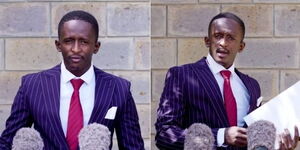 A collage image of  Timothy Ndegwa alias Njugush.