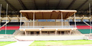 The VIP stand at the Nyayo National Stadium pictured on May 25, 2020