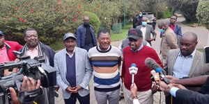 OKA principals Musalia Mudavadi (ANC), Kalonzo Musyoka (Wiper), Gideon Moi (KANU) and Moses Wetangula (Ford Kenya) on Thursday, August 19, 2021