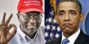 A photo of Malik Obama and Barrack Obama