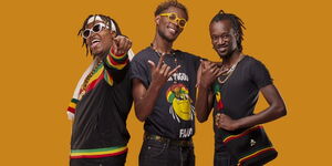 (Left to Right) Ochungulo Family members NellytheGoon, D'more and Benzema