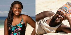 Photo collage of Maryanne Oketch Ultimate winner of Survivor Season 42