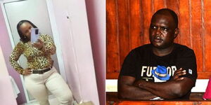A photo collage of the late Judy Otieno and Geoffrey Otieno Okuto. 