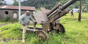 Citizen TV journalist, Seth Olale, in the DRC on April 19, 2023. 