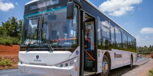 One of the BRT buses from Scania East African Company