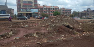 Ongoing road expansion along Limuru Road, October 28, 2020.