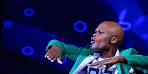 Othuol Othuol in his element during a Churchill Show back in 2018.